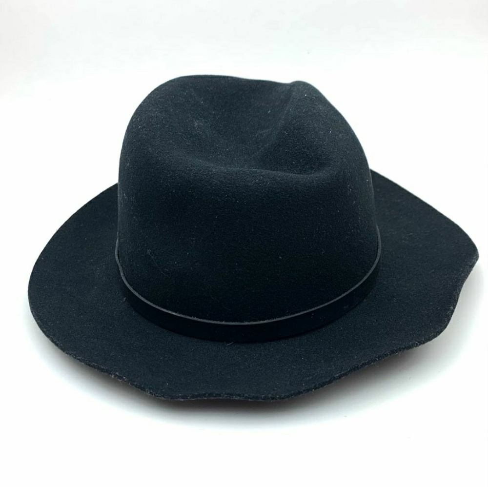 RAG & BONE Felted Wool Fedora Sz L